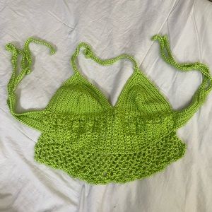Hand Knit Crop Top